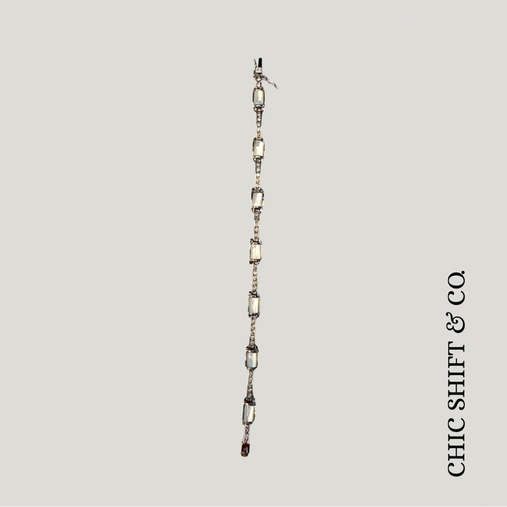 Lia Sophia “Cloud Nine” Mother‑of‑Pearl Bracelet